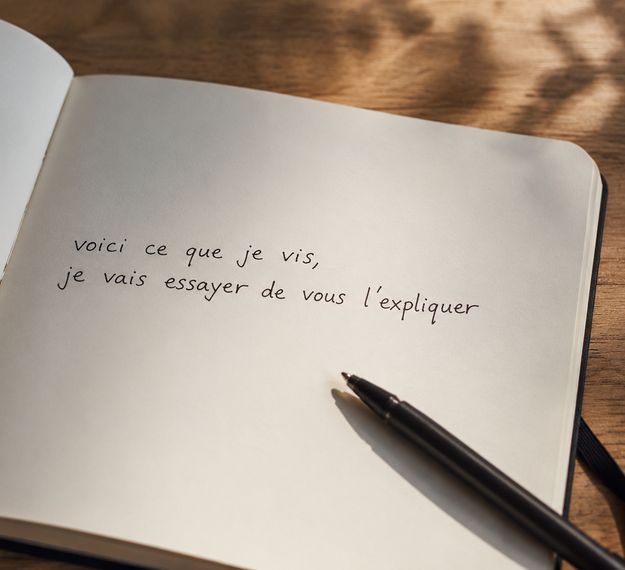 voici ce que je vis